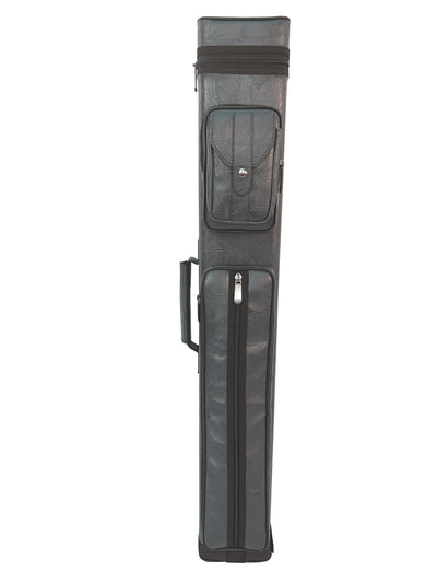 Champion leatherette Cue Cases 4x6 Holds 4 butts and 6 shafts pool cue,   Model: I-62605 G Grey color