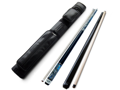 Combo deal ! Champion Constellation pool cue and Jump and break cue, Pro taper,2X2 Cue Case, two Champion Gloves