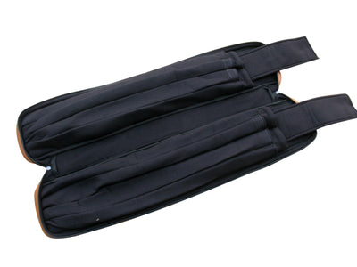 Champion Cases soft Cue bag Leatherette 4x8 Pool Cue Case (4 BUTT 8 SHAFT), Brown D-0437