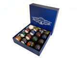 Champion  Marble Pool Balls set ( Dark Marble) Complete 16 Ball Set