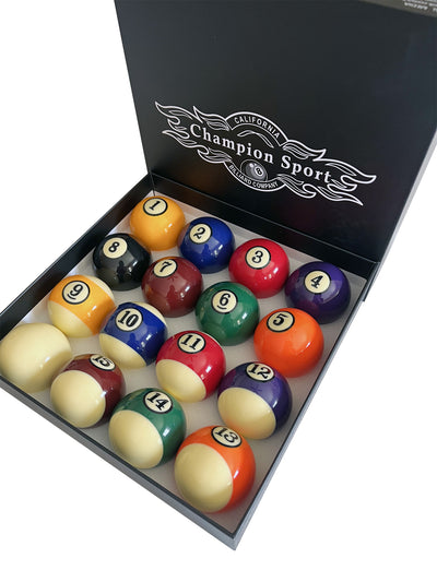Champion Pro-Cup 2-1/4" Billiard Pool Ball Set Complete 16 Ball Set
