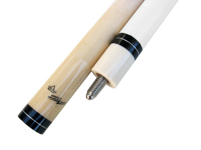 Champion ST14 White Pool Cue Stick+ Champion Branded Red or White Hard Case & Playing Glove