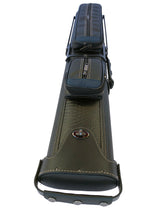 Champion  Leatherette 2x4 Pool Cue Case with Stand(2 Butts 4 Shafts)-  A0403 Blue
