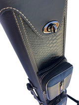 Champion  Leatherette 2x4 Pool Cue Case with Stand(2 Butts 4 Shafts)-  A0403 Blue