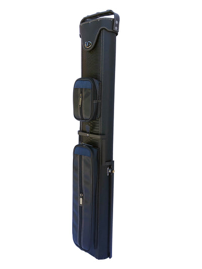 Champion  Leatherette 2x4 Pool Cue Case with Stand(2 Butts 4 Shafts)-  A0403 Blue