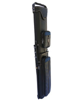 Champion  Leatherette 2x4 Pool Cue Case with Stand(2 Butts 4 Shafts)-  A0403 Blue