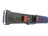 Champion  Leatherette 2x4 Pool Cue Case with Stand(2 Butts 4 Shafts)-  A0403 Red