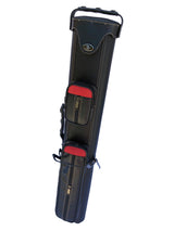 Champion  Leatherette 2x4 Pool Cue Case with Stand(2 Butts 4 Shafts)-  A0403 Red
