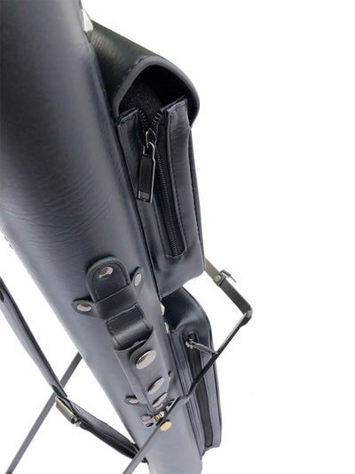 Champion  Leatherette 2x4 Pool Cue Case with Stand(2 Butts 4 Shafts)-  C0427 Black