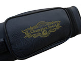 Champion 3x6 Hard Pool Cue Case-3 Butts 6 Shafts, Cuetec Glove