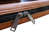 Champion Cases soft Cue bag Leatherette 4x8 Pool Cue Case (4 BUTT 8 SHAFT), Brown D-0437