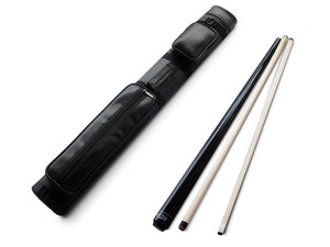 Champion Sport Black Nemesis Jump & Break Cue with two shafts（ playing shaft and break shaft), Cuetec or Champion Glove