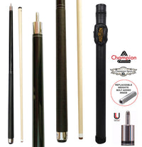 Champion Constellation Billiard Pool Cue-Model: CN-7, Uniloc joint ,Low Deflection Shaft, A black or white case (Copy)