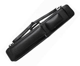 Black Crocodile-Embossed Soft Cue Case – 4 Butts/8 Shafts, 4x8, F-0552