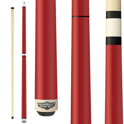 2023 Champion Eros Series Jump and break cue -----Model:TF1 Red Jump and break Cue, Champion Glove, 58",13 mm