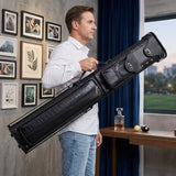 Champion  Leatherette 2x4 Pool Cue Case with Stand(2 Butts 4 Shafts)-  C0427 Black