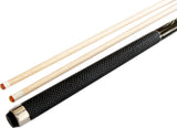Champion Sport Dark Green Spider Billiards Pool Cue Stick with two shafts (12mm and 13mm), Champion Glove  with a 2X4 Green case