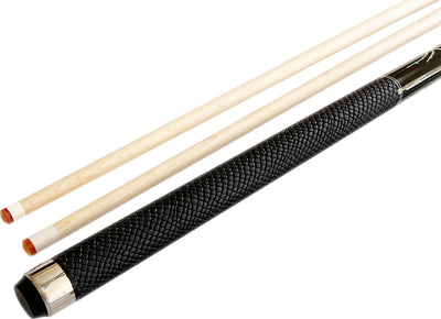 Champion Sport Dark Green Spider Billiards Pool Cue Stick with two shafts (12mm and 13mm), Champion Glove  with a 2X4 Green case
