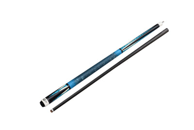 Gator H3 Carbon Fiber 12.4mm Uni-Loc Pool Cue + Hard Case, Joint Protectors, and Playing Glove