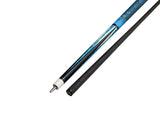 Gator H3 Carbon Fiber 12.4mm Uni-Loc Pool Cue + Hard Case, Joint Protectors, and Playing Glove