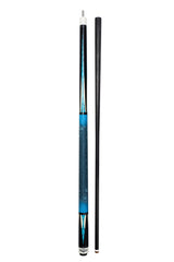 Gator H3 Carbon Fiber 12.4mm Uni-Loc Pool Cue + Hard Case, Joint Protectors, and Playing Glove