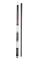 Gator H5-2A  Carbon Fiber 12.4mm Uni-Loc Pool Cue + Hard Case, Joint Protectors, and Playing Glove