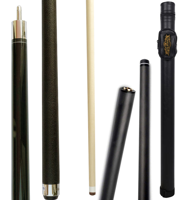 Queue De Billard En Carbone 147 Cm - Poids 538-567g, Pointe 11.8mm, Joint 1/2, Pour Billard 8 Et 9 Balles