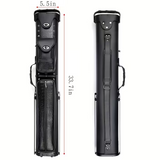 Champion  Leatherette 2x4 Pool Cue Case with Stand(2 Butts 4 Shafts)-  C0427 Black