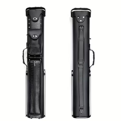 Champion  Leatherette 2x4 Pool Cue Case with Stand(2 Butts 4 Shafts)-  C0427 Black