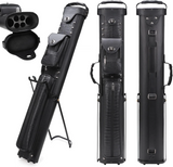 Champion  Leatherette 2x4 Pool Cue Case with Stand(2 Butts 4 Shafts)-  C0427 Black