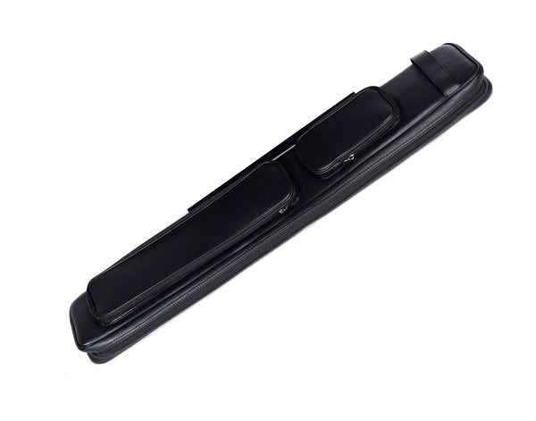 Black Smooth-Finish Cue Case – 4 Butts/8 Shafts, 4x8, F-0553