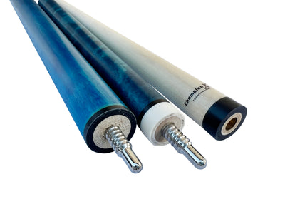 Champion Cerberus Series Heavy Hitter Jump and break cue -----Model: KB-3 Turquoise Jump and break Cue, Champion Glove, 58",13 mm