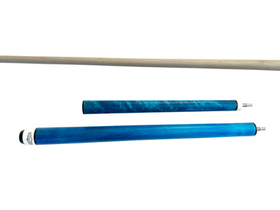 2023 Champion Cerberus Series Jump and break cue -----Model: KB-3 Turquoise Jump and break Cue, Cuetec Glove, 58",13 mm