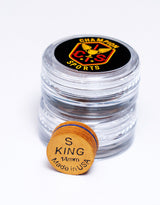 King Pro Cue Tip – Brown 14mm Glue-On Tip |  S / M  Soft / Medium