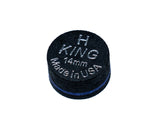 King Pro Cue Tip – Black 14mm Glue-On Tip | SS / S / M / H Super Soft / Soft / Medium and Hard