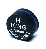 King Pro Cue Tip – Black 14mm Glue-On Tip | SS / S / M / H Super Soft / Soft / Medium and Hard
