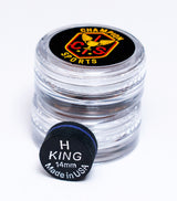 King Pro Cue Tip – Black 14mm Glue-On Tip | SS / S / M / H Super Soft / Soft / Medium and Hard
