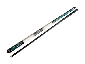 Gator KL-BL Carbon Fiber 12.5mm Uni-Loc Pool Cue +  Hard Case, Joint Protectors, and Playing Glove