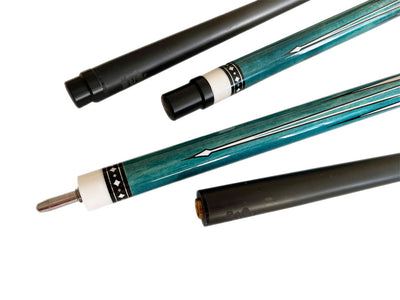 Gator Carbon Fiber Billiard Cue Stick 12.5mm Tip size, A black hard case, A Champion glove, Model: KL-BL