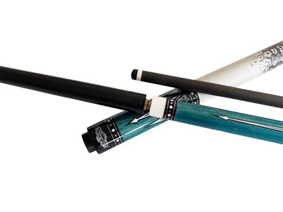 Gator Carbon Fiber Billiard Cue Stick 12.5mm Tip size, A black hard case, A Champion glove, Model: KL-BL