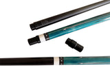 Gator Carbon Fiber Billiard Cue Stick 12.5mm Tip size, A black hard case, A Champion glove, Model: KL-BL