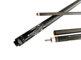 Gator Carbon Fiber Billiard Cue Stick 12.5mm Tip size, A White hard case, A Champion glove, Model:KL-BLkA