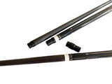 Gator Carbon Fiber Billiard Cue Stick 12.5mm Tip size, A White hard case, A Champion glove, Model:KL-BLkA