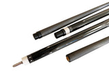 Gator Carbon Fiber Billiard Cue Stick 12.5mm Tip size, A White hard case, A Champion glove, Model:KL-BLkA