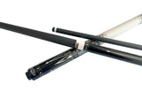 Gator Carbon Fiber Billiard Cue Stick 12.5mm Tip size, A White hard case, A Champion glove, Model:KL-BLk