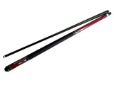 Gator Carbon Fiber Billiard Cue Stick 12.5mm Tip size, A black, white or red hard case, A Champion glove, Model: KL-REDA