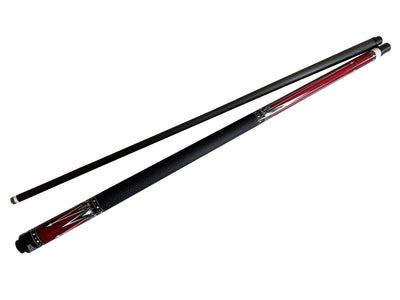 Gator Carbon Fiber Billiard Cue Stick 12.5mm Tip size, A black, white or red hard case, A Champion glove, Model: KL-REDA
