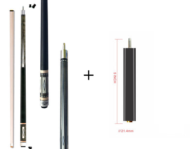 Champion LPC3 Pool Cue Stick Uniloc Joint,Low-Deflection Shaft,Pro Taper,58 inches or 60 inches long, A Joint extension