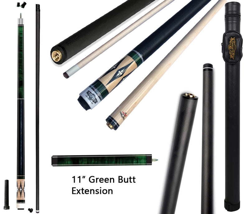 Alomejor 9mm Billiard Cues Stick Snooker Club Training Pool Cue Club Bar Carbon Replacement Billiard Cue Accessories