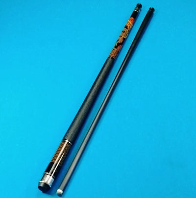 Champion NDL-3K Fire Dragon  11.8 or 12.4mm Carbon Fiber Uni-Loc 60" Pool Cue, Joint Protectors & Playing Glove